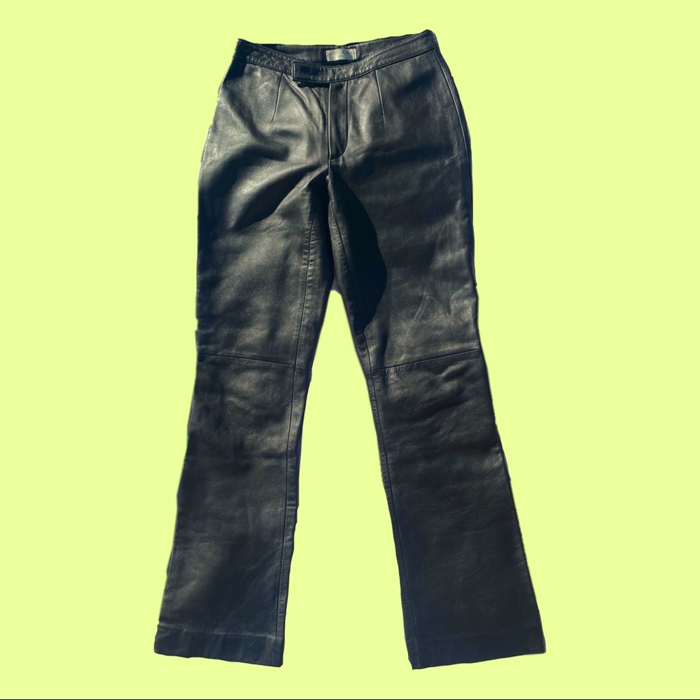 Black Leather Pants